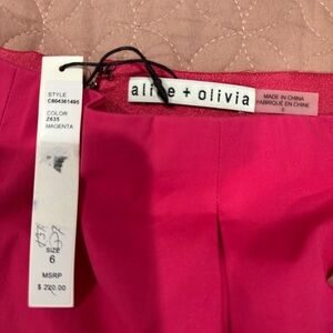 Alice + Olivia Magenta Skirt